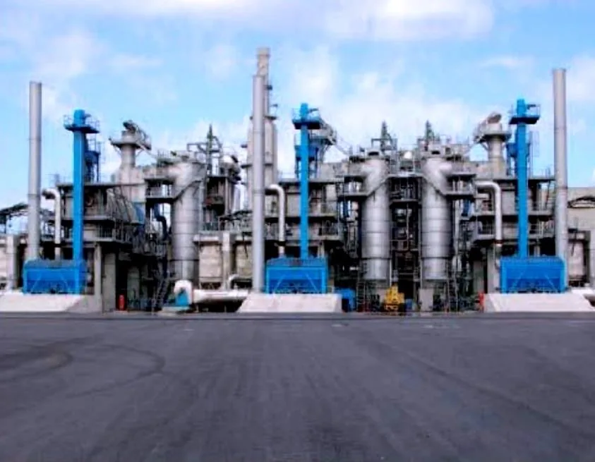 Ductwork and vessel of an industrial flue gas cleaning system